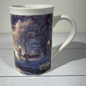 Thomas Kinkade Central Park Holiday Coffee Mug